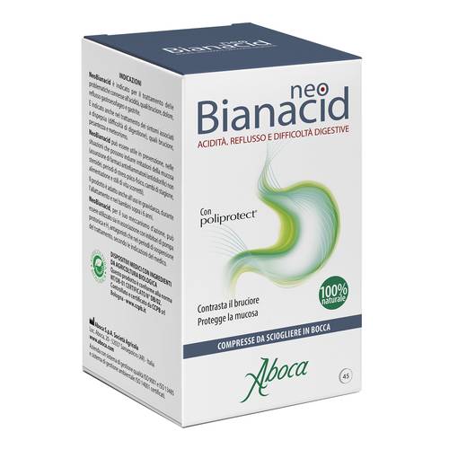 Aboca neobianacid 45 compresse masticabili Aboca neobianacid 45 compresse masticabili