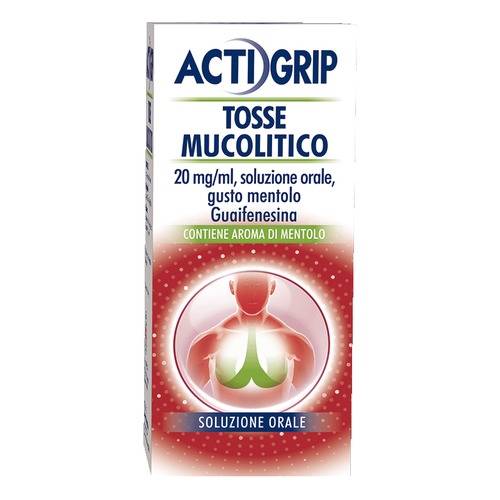 Actigrip tosse mucolitico flacone 150ml Actigrip tosse mucolitico flacone 150ml