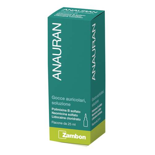 Anauran gocce auricolari flacone 25ml Anauran gocce auricolari flacone 25ml