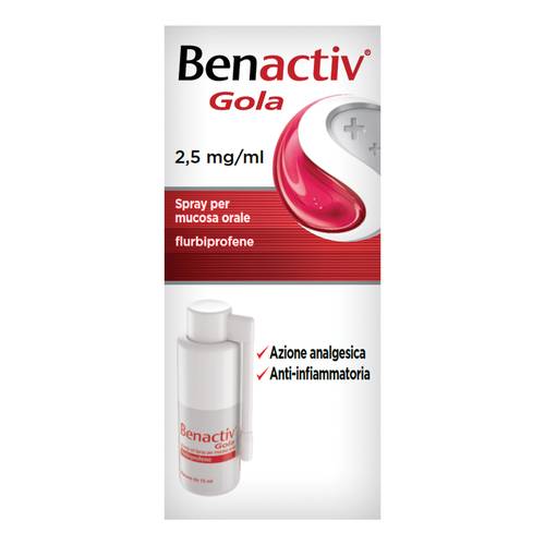 Benactiv gola spray 15ml 0,25% Benactiv gola spray 15ml 0,25%