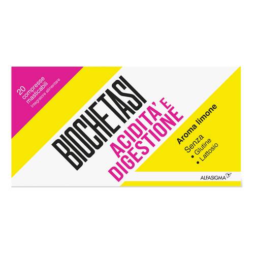 Biochetasi acidità digestione 20 compresse Biochetasi acidità digestione 20 compresse