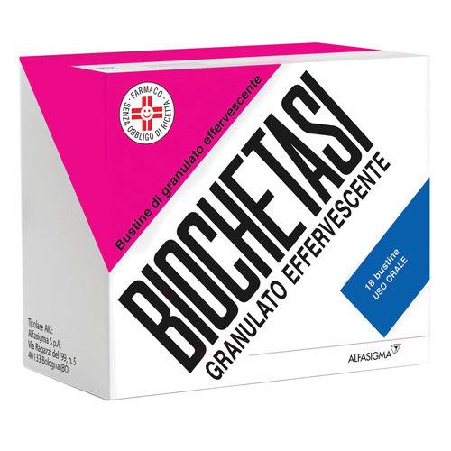 Biochetasi granulato effervescente 18 bustine antiacido Biochetasi granulato effervescente 18 bustine antiacido