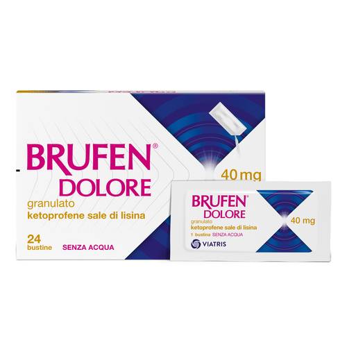 Brufen dolore 24 bustine 40mg Brufen dolore 24 bustine 40mg