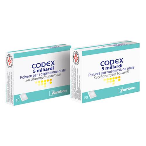 Codex 10 bustine 5 miliardi 250mg Codex 10 bustine 5 miliardi 250mg