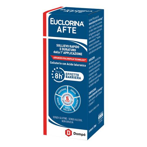 Euclorina afte collutorio 120ml Euclorina afte collutorio 120ml