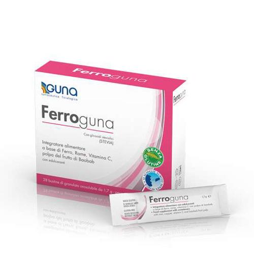 Ferroguna integratore alimentare 28 bustine orosolubili Ferroguna integratore alimentare 28 bustine orosolubili