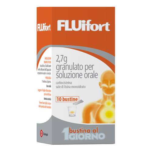 Fluifort 10 bustine soluzione orale 2,7g Fluifort 10 bustine soluzione orale 2,7g