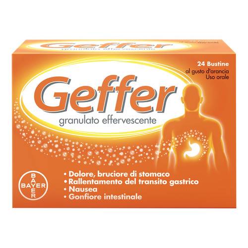 Geffer 24 bustine gusto arancia Geffer 24 bustine gusto arancia