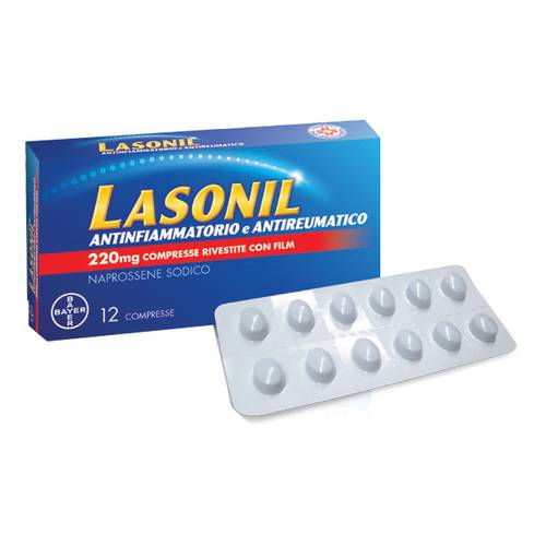 Lasonil antinfiammatorio 12 compresse 220mg Lasonil antinfiammatorio 12 compresse 220mg