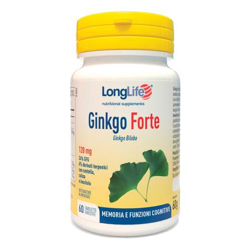 Longlife ginkgo forte 60 tavolette Longlife ginkgo forte 60 tavolette