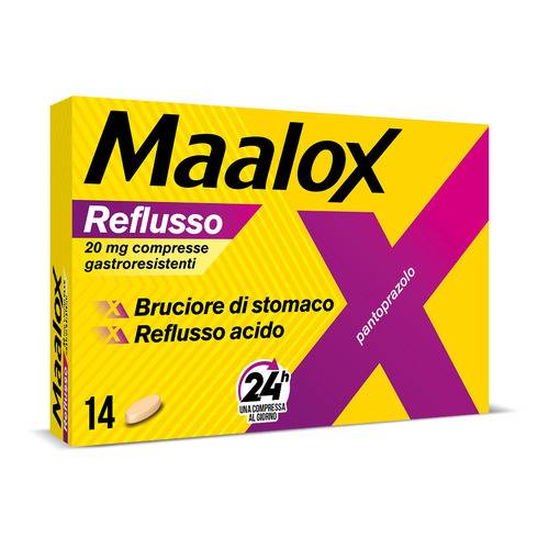Maalox reflusso 14 compresse Maalox reflusso 14 compresse