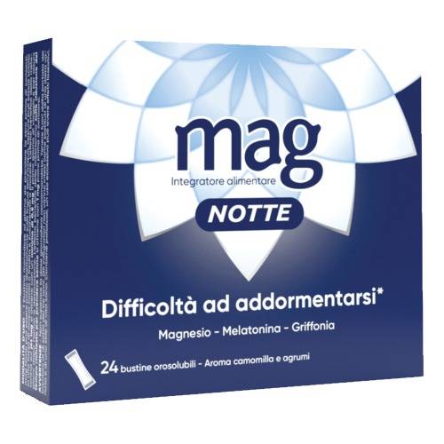 Mag notte tripla azione 24 bustine orosolubili Mag notte tripla azione 24 bustine orosolubili