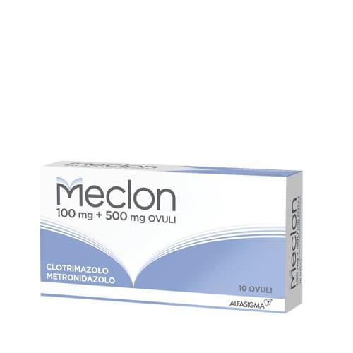 Meclon 10 ovuli vaginali con Metronidazolo 500 mg e Clotrimazolo 100 mg Meclon 10 ovuli vaginali con Metronidazolo 500 mg e Clotrimazolo 100 mg