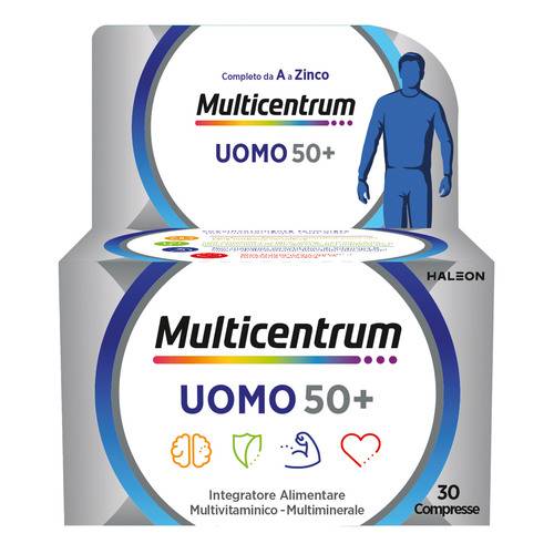 Multicentrum uomo 50+ 30 compresse Multicentrum uomo 50+ 30 compresse