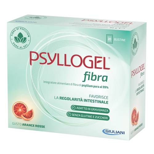 Psyllogel fibra arancia rossa 20 bustine Psyllogel fibra arancia rossa 20 bustine