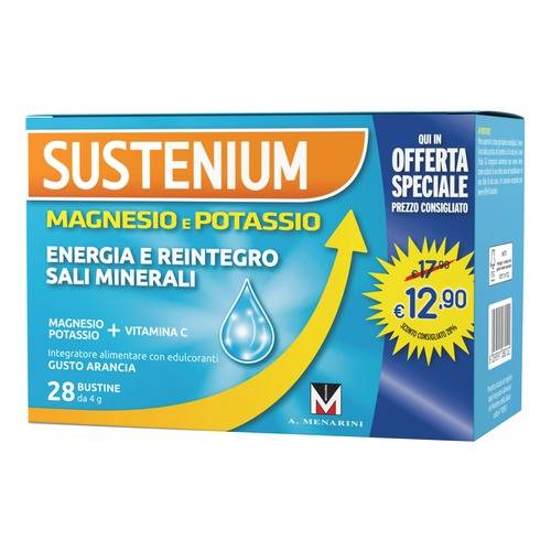 Sustenium magnesio potassio 28 bustine Sustenium magnesio potassio 28 bustine
