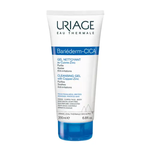 Uriage bariederm cica gel detergente 200ml Uriage bariederm cica gel detergente 200ml