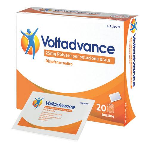 Voltadvance polvere 20 bustine 25mg Voltadvance polvere 20 bustine 25mg